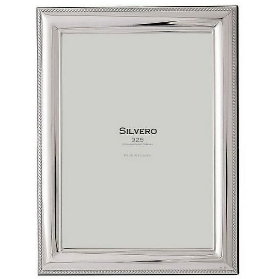 Silvero .925 Sterling Overlay Cord 8x10 Frame