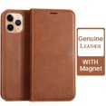 thumbnail image 1 of Musubo Étui à Rabat en Cuir Véritable pour iPhone 16 Pro 15 TP Max Portefeuille de Luxe Housse Ajustée pour iPhone 13 Pro Max 12 Pro Étui Capa tzw, 1 of 7