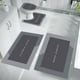 thumbnail image 5 of Juego de 4 alfombrillas de baño | Microfibra superabsorbente y de secado rápido | Base antideslizante para mayor seguridad | Incluye alfombrilla de baño, tapete de contorno, tapa y alfombrilla d, 5 of 6