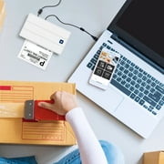 الابتكارات الأساسية بلوتوث الحرارية 4 x6 حزمة طابعة تسمية الشحن للحزم والأعمال التجارية الصغيرة - متوافق مع Android وiOS وWindows