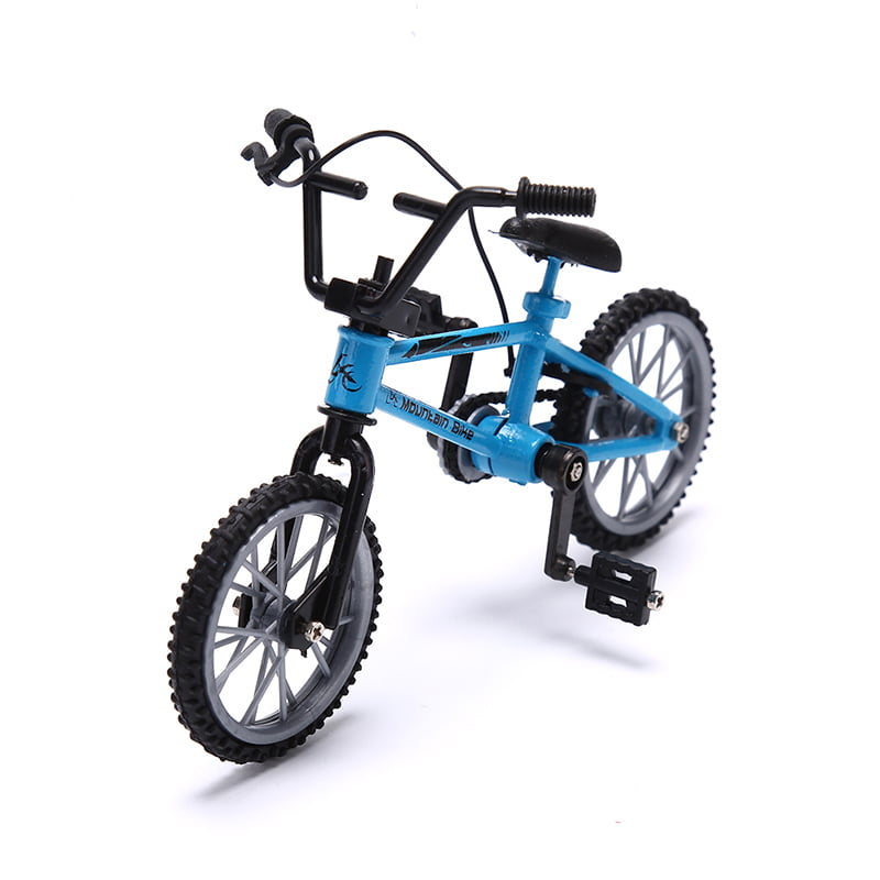 Simulation Mini Alloy Finger Bike Bicycle Model Flick Desk Toy 