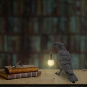 Naittoop Crow Lamp Raven Lamp Adjustable Brightness with Bulb,Bird lamp,Crow Light Gothic Decor for Bedside Bedroom Living Room Decor