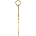 thumbnail image 2 of 14K Yellow Gold Double Sided Engraved Cross Charm Made In United States k8325, 2 of 5