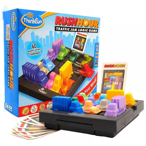 Rush Hour Traffic Jam Logic Game- Traffic Jam Brain And Logic Challenge Game - Toys For Boys And Girls Aged 8+
