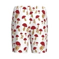thumbnail image 4 of Yiaed Red Mushroom for Men's Soft Sleep Pajama Short Lounging Pajama Shorts-3X-Large, 4 of 8