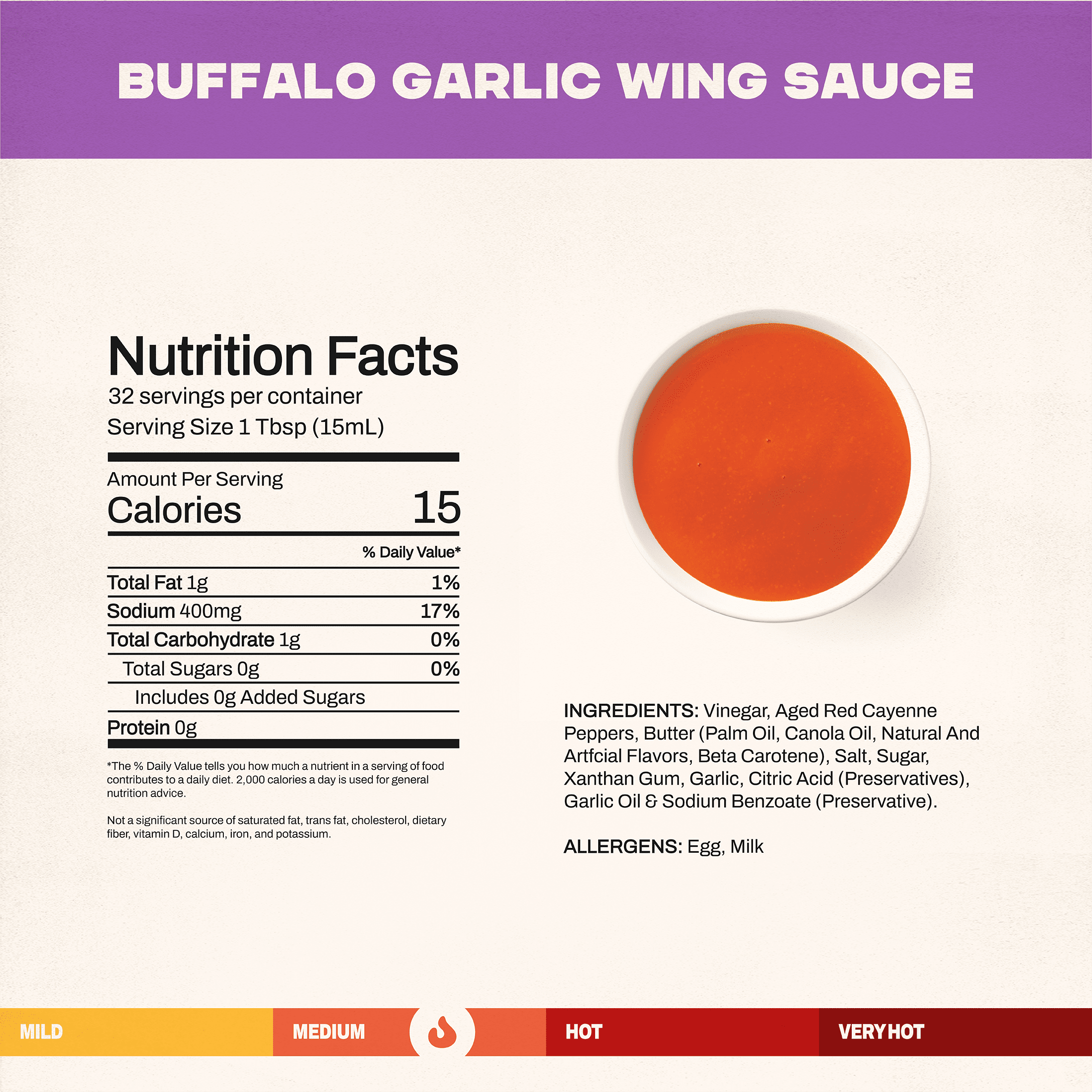 (3 pack) Moore's Buffalo Garlic Wing Sauce, Liquid, 16 fl oz Bottle