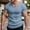 Sky Blue, variant on Muscle Shirts for Men Summer Casual Short Sleeve V Neck Slim Fit Stretchy Gym Workout Athletic Tee Shirt