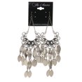 thumbnail image 2 of Silver-Tone Metal Dangle-Earrings #4961, 2 of 2