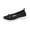 Black, variant on Womens Breathable Knit Mesh Slip On Loafers Casual Bow Ballet Flats Shoe Comfortable Round Toe Lightweight Orthopedic Low Top Nurse Walking Shoe