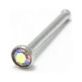 thumbnail image 6 of Nose Ring Piercing Surgical Steel Hoop Stud CZ Bone Screw Retainer 22G 20G 18G, 6 of 30