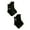 Black, variant on Reebok Kids Boys' Pro Series Cushion Crew Socks, 6 Pack
