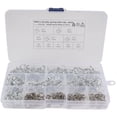 thumbnail image 3 of 150Pcs/Set Stainless Steel Spring Clip Hose Clamp Fastener Fuel Line Hose Water Pipe Air Tube Car Plumbing Tools, 3 of 6