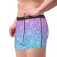 thumbnail image 2 of Balery Multicolor Glitter Calzoncillos bóxer para hombre, ropa interior de algodón suave y transpirable con cinturilla de nailon-Medium, 2 of 5