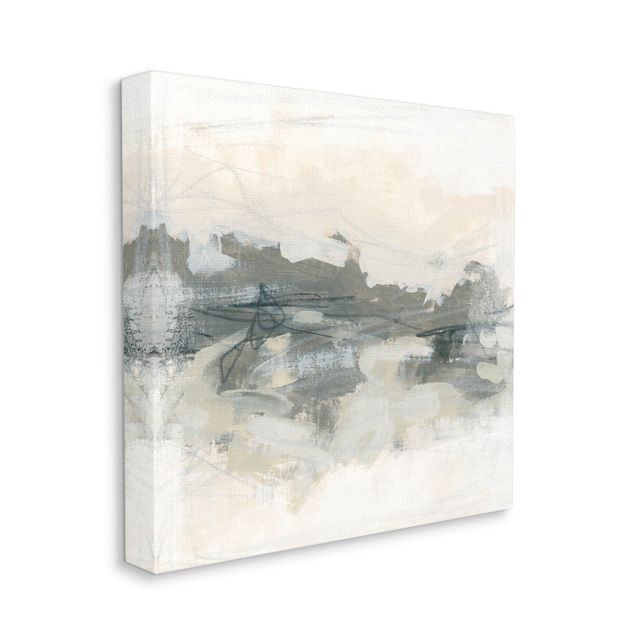 Stupell Industries Contemporary Moody Abstract Scribble Painting Gallery Wrapped Canvas Print Wall Art, Design by June Erica Vess