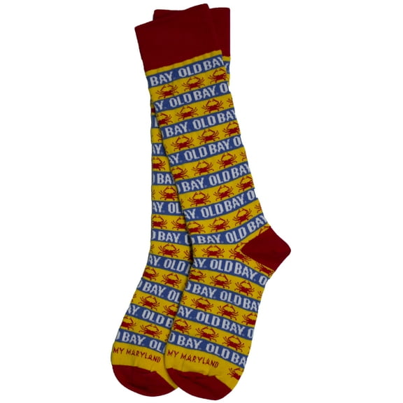 Old Bay Seafood Seasoning Striped Dress Socks