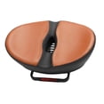 thumbnail image 4 of QccHieUs Bicycle Seat for Men Women, Bicycle Saddle, Wide Soft Bike Saddle PU Comfortable Brown, 4 of 9