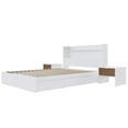 thumbnail image 1 of Nexera Harper Ensemble de Chambre Réversible 4 Pcs, Blanc, Double, 1 of 6