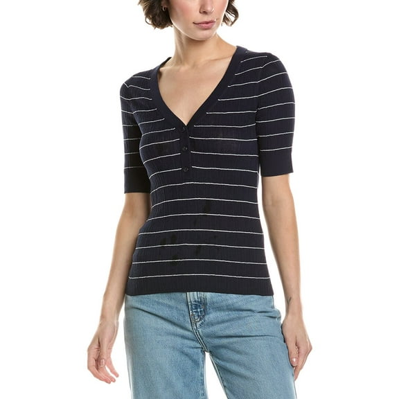 A.L.C. womens Francis Top, s, Blue