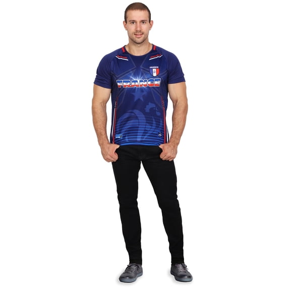 World Cup Soccer T-Shirts Adult & Kids Family Set, France, Size: Men S/M