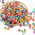 thumbnail image 4 of 50Pcs 6/8/10 mm Nicebeads Muticolor Cuentas Ovaladas Mal Ojo Resina Espaciador Perlas Para Hacer Joyas DIY Pendientes Pulsera Perlaspangjing, 4 of 4