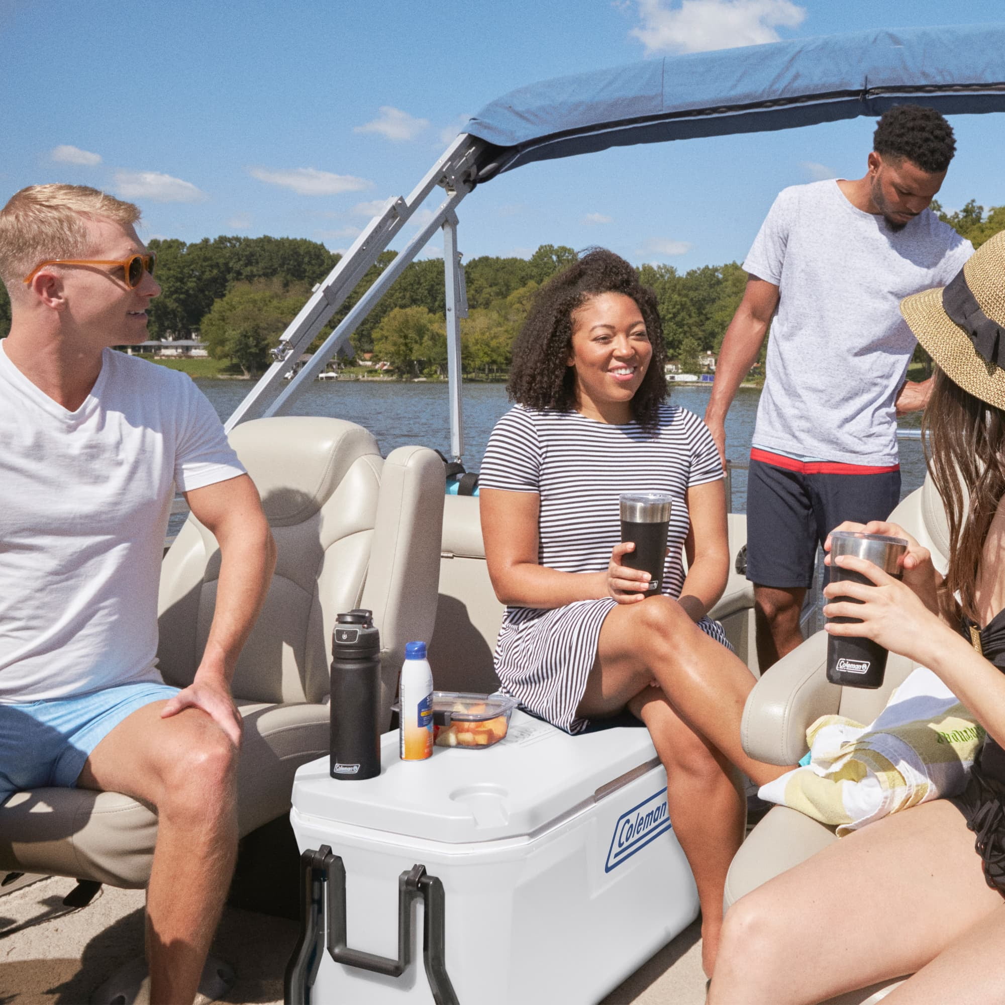 Coleman Classic Series 100 Qt. Marine Wheeled Cooler