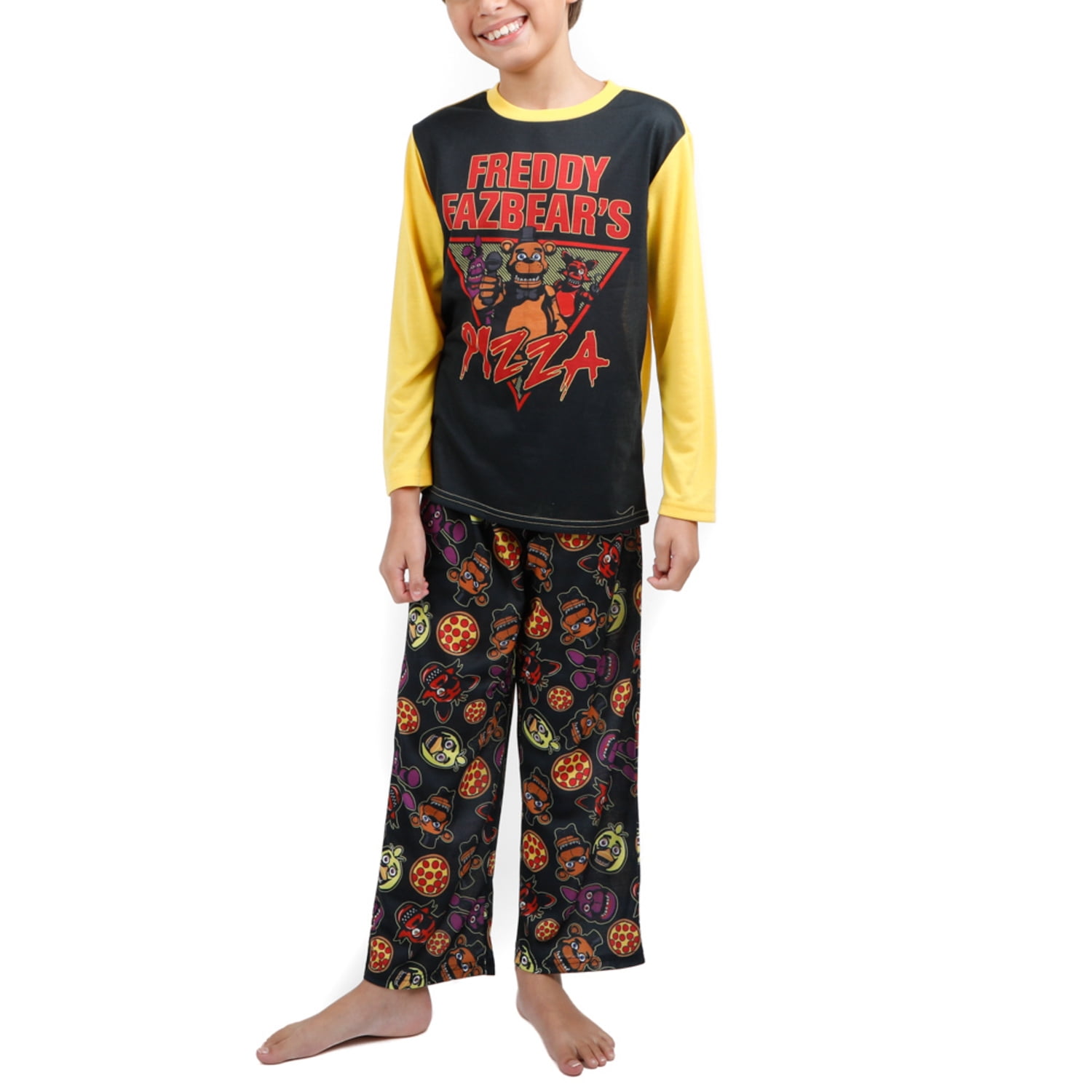 Bioworld Five Nights At Freddys Freddy Fazbear s Pizza Boys Sleep Lounge Pajamas Set