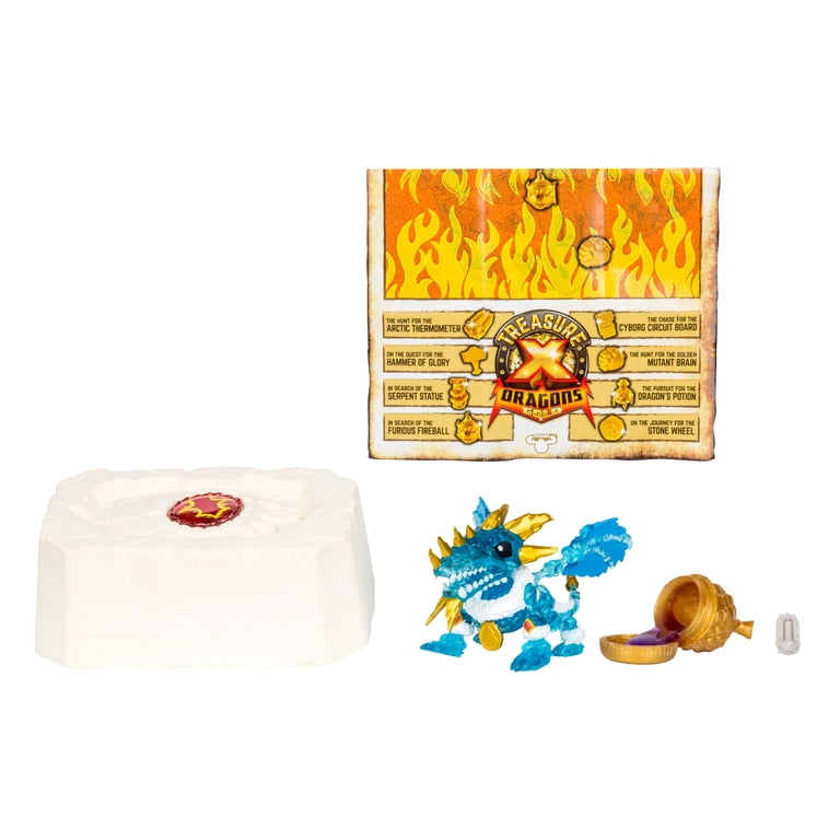Treasure X Dragons Gold, Collectible Dragon Figure with Real Gold