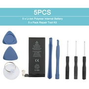 5 PCS 3.7V 1420mAh l iion Polymer Internal b attery For i phone 4 With Tool Kit