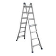 thumbnail image 1 of COSCO 18ft Reach Height Aluminum Multi-Position Ladder ,300 lb. Load Capacity Type IA Duty Rating, 1 of 6