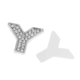 thumbnail image 5 of Emblema decorativo 3D DIY Rhinestone de Soledad Color Plata, 5 of 10