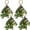 White Berry, variant on Dalrosia 4PCS Christmas Mistletoe Ornaments Artificial Mistletoe Branches Decor Decorative Mistletoe Decoration Hanging Red and White Berry Picks for Home Christmas Handmade Party Decorations