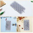 thumbnail image 3 of SEWCHICS 2Pcs Compact Sewing Bobbin Holder Storage Box Grey with Clear Cover for Thread Spools and Travel Use, 3 of 8