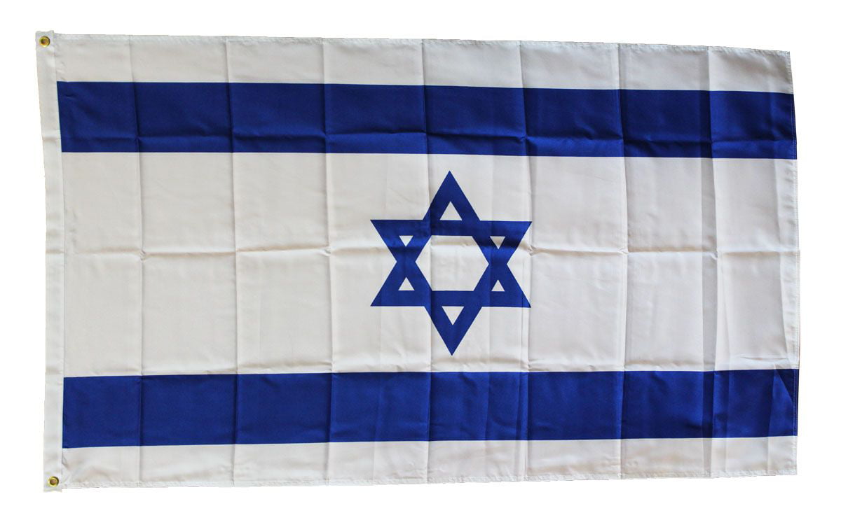 60" Israel Column Windsock Flag Outdoor Indoor Patriotic Hebrew Jewish 5 Feet 
