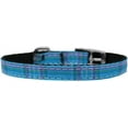 thumbnail image 3 of Mirage Pet 126-013 38BL12 Plaid Nylon Dog Collar with Classic Buckle 0.37 in., Blue - Size 12, 3 of 3