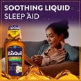 thumbnail image 6 of Vicks ZzzQuil Nighttime Sleep Aid Liquid, Diphenhydramine HCI 50mg, Chamomile Honey, 12 fl oz, 6 of 13