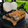 thumbnail image 2 of Golf Cart Seat Covers for 2 Seater,Orange Squirrel Hello Fall Microfiber Cart Seat Towel Blanket,Maple Leaf Thanksgiving Absorbent Breathable Non Slip Bench Seats Protector for Golf Course 51"x31", 2 of 9