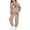 3-Khaki, variant on LRen Kids Sweatsuit Girls Cute Bowknot Print Crewneck Long Sleeve Valentines Hoodie Pullover Tops Sweatshirt Pants Fashionable Children Valentine's Day Clothes