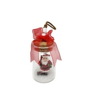 Holiday Time Santa In Bottle Christmas Figurine Ornament
