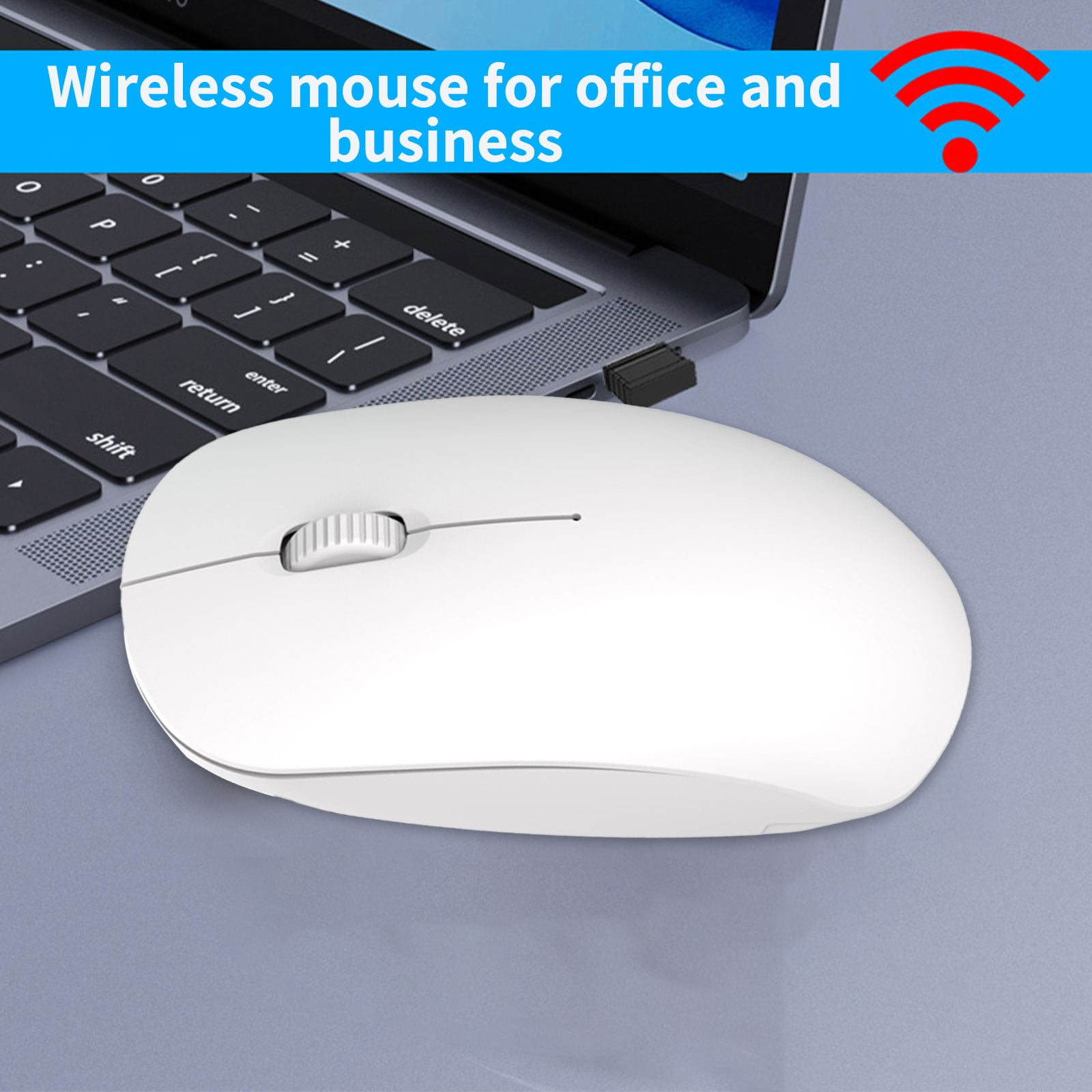 3 Set of 2.4G Wireless Mute Bluetooth Mouse Laptop Office Business Mouse