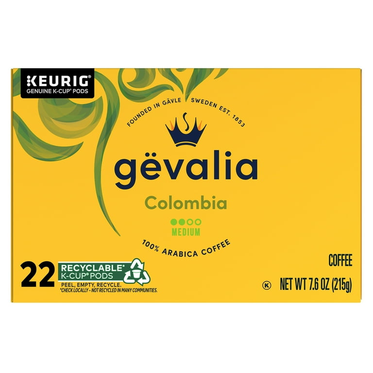 Gevalia Colombia Medium Roast K-Cup® Coffee Pods, 22 ct Box