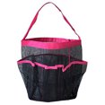 thumbnail image 1 of Shower Caddy Bag 8-pocket Mesh Caddy Bag Toiletry Storage Bag for Swim Beach, 1 of 7
