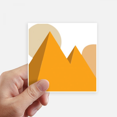 thumbnail image 1 of Egypt Yellow Sphinx Pyrads Sun Sticker Square Waterproof Stickers Wallpaper Car Decal, 1 of 1
