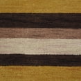thumbnail image 5 of Rugsotic Carpets Hand Knotted Wool Area Rug 9'x12' Gold Brown Contemporary Rectangle Indoor Rug for Living Room, Bedroom Antimicrobial L00904, 5 of 5