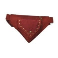 thumbnail image 2 of yuksok Hip Belt Waist Bag Thigh Drop Leg Bag Vintage Wallet Purse Fanny Pack Crossbody Bag for Carnival Holiday Party Festival Red, 2 of 9