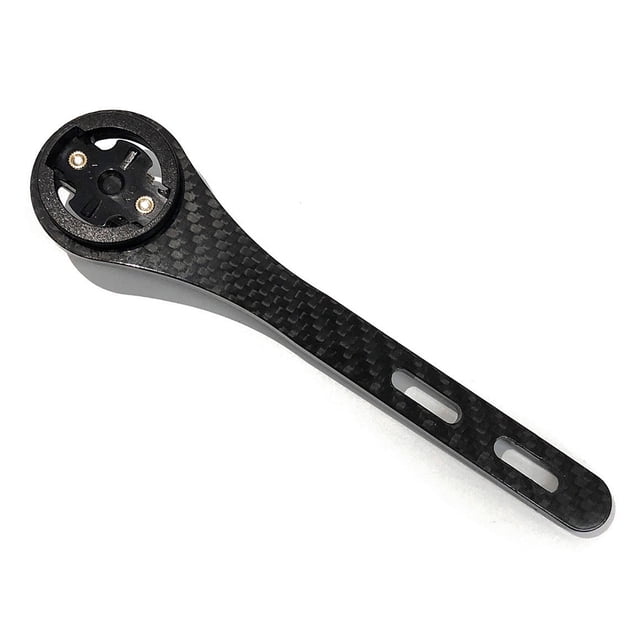 Eigraketly Juego de soporte para ordenador de bicicleta de carretera, velocímetro, cronómetro, estante de montaje de fibra de carbono, piezas de repuesto Ciclismo Mate Eigraketly OD027456-01B