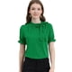 thumbnail image 1 of Top Elegante De BluDe ManCorDe OficiDe Las Camisas Del Cuello De PajariDe Las Mujeres Verde oscuro M, 1 of 5