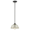 thumbnail image 2 of Vanity Art Modern 1-Light Kitchen Island Mini Pendant Lighting in Burning Gray with Painted Slive Metal Shade Farmhouse Hanging Lamp Single Ceiling Light Fixture MS220-1BG-SL, 2 of 3