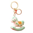 thumbnail image 2 of Cute Chinese Zodiac Horse Keychain, Plastic Chinese New Year Horse Pendant, 2026 Year of The Horse Toy Gift, Horse Keychain Purse Charms Handbags Car Keyring, 2 of 7