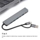 thumbnail image 3 of Adaptador Multipuerto USB C, Función De Carga Hub Tipo C Confiable Conexión Estable De aleación De Aluminio Para Teléfonos Para Computadoras Portátiles, 3 of 7