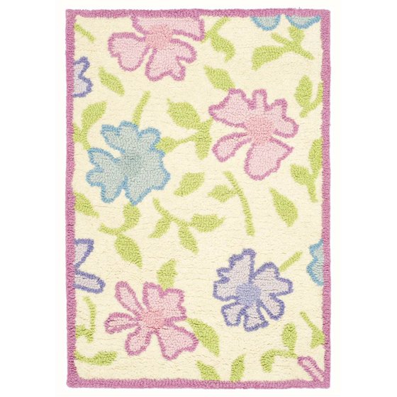 Safavieh Kids Floral Sandy Hand-Tufted Area Rug, Ivory ...